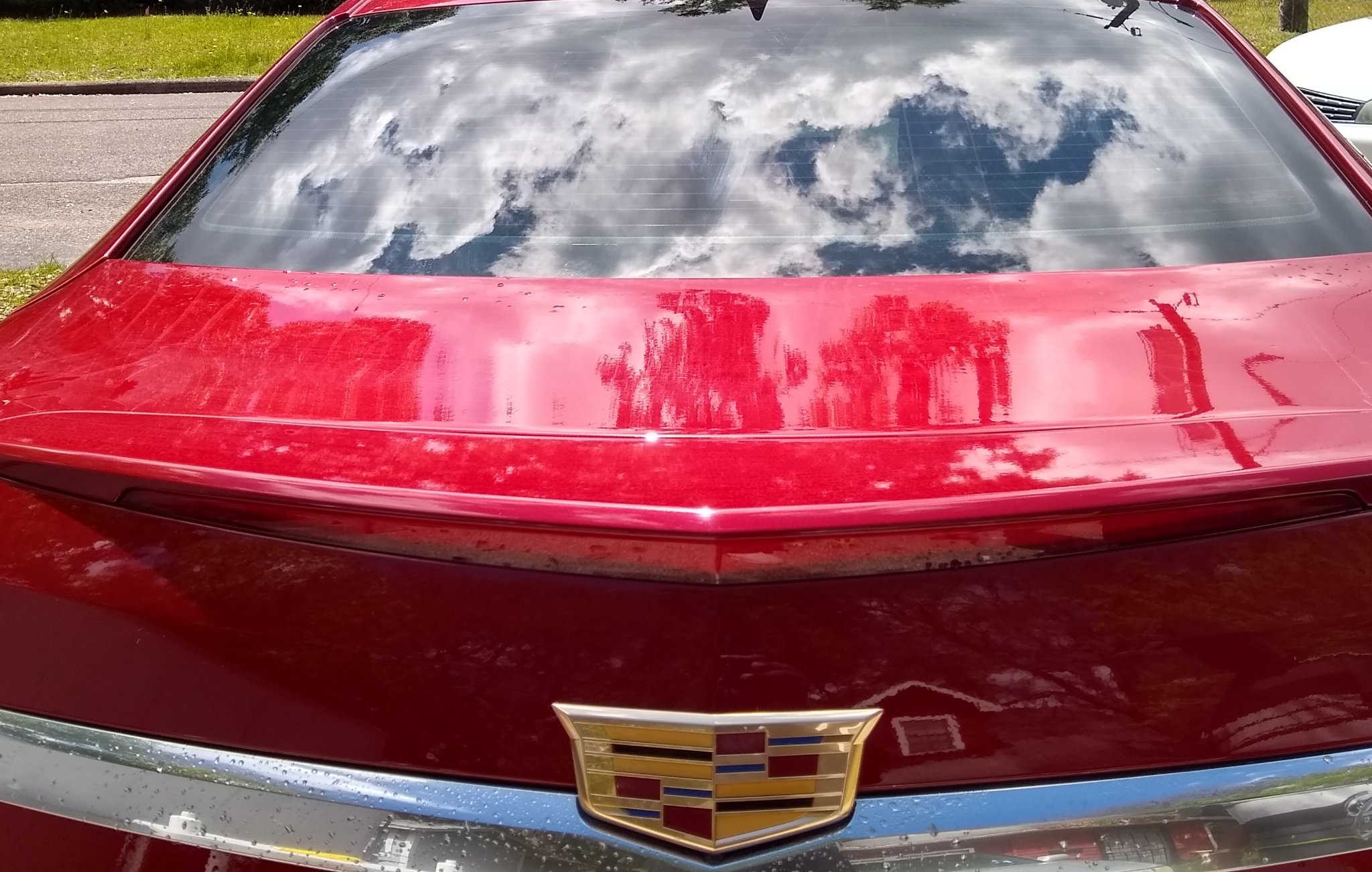 ChromeKarats gold plating work — Cadillac CTS — Before Gold Plating (Front)
